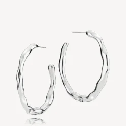 Gabi X Sistie2ND Hoops Large Steel 38mm