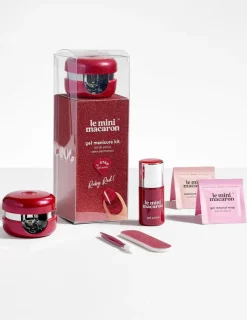 Gel Manicure Kit Ruby Red 5pcs