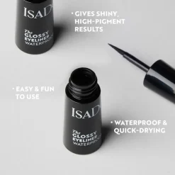 Glossy Eyeliner Waterproof 40 Chrome Black 2,5ml