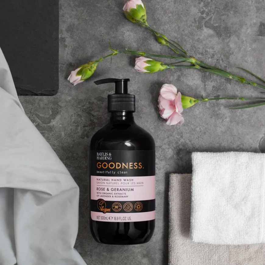 Goodness Rose & Geranium Hand Wash 500ml