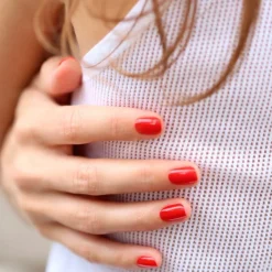 Green Flash Led Nail Polish Poppy Red 15ml