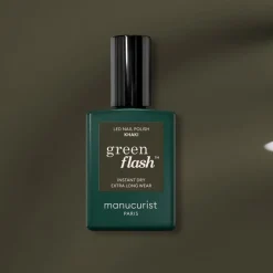 Green Flash Led Nail Polish Khaki 15ml