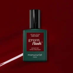 Green Flash Led Nail Polish Dark Pansy 15ml