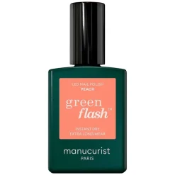 Green Flash Led Nail Polish Peach 15ml