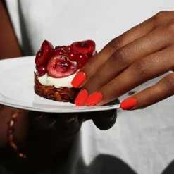 Green Flash Led Nail Polish Red Coral 15ml