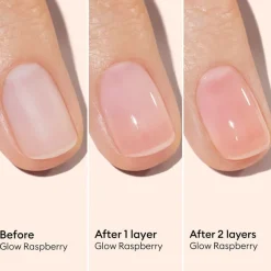 Green Nail Care Glow Effect Rasberry 15ml