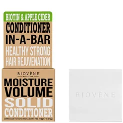Hair Care Conditioner Bar Moisture Volume Biotin & Apple Cider 40g