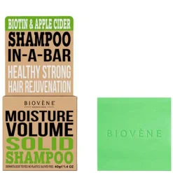 Hair Care Shampoo Bar Moisture Volume Biotin & Apple Cider 40g