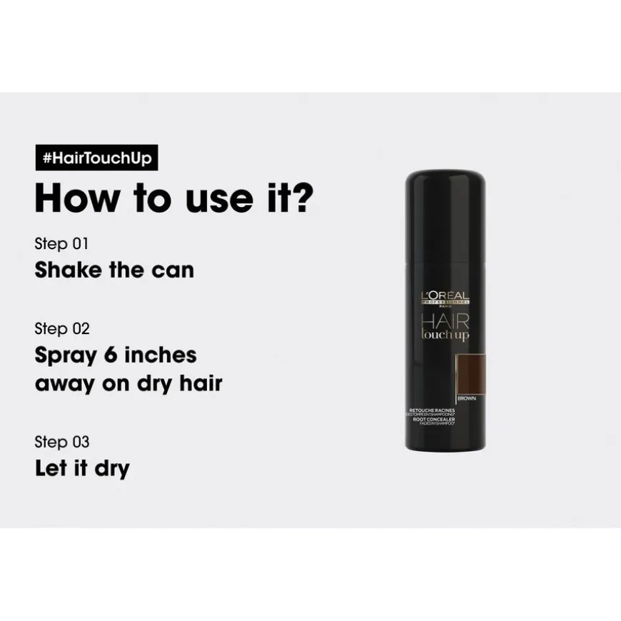 Hair Touch Up Brown 75ml