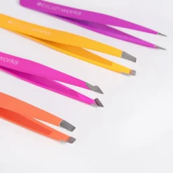 HD 4 Piece Combination Tweezer Set Brights