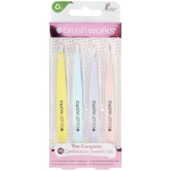 HD Combination Tweezer Set Pastel