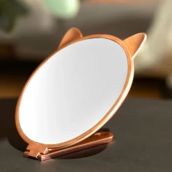 håndholdt speil i Rosegull