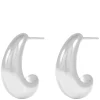 Honey Drop Oval Earring Silver Onesize