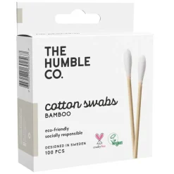 Humble Natural Cotton Swabs White 100pcs