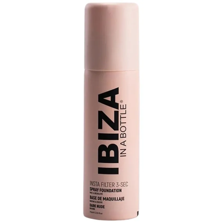Ibiza 3-Sec Insta Filter Anti-Aging Spray Foundation Dark Nude 75ml