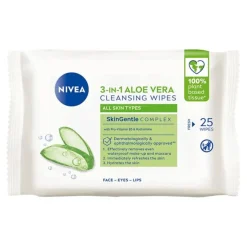 3-In-1 Aloe Vera Cleansing Wipes 25pcs
