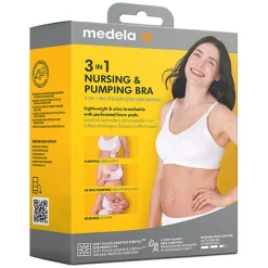 3-In-1 Nursing And Pumping Bra Black XXL