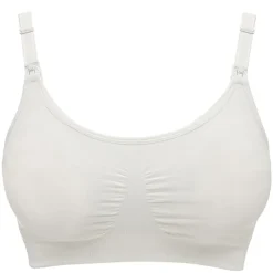 3-In-1 Nursing And Pumping Bra White S