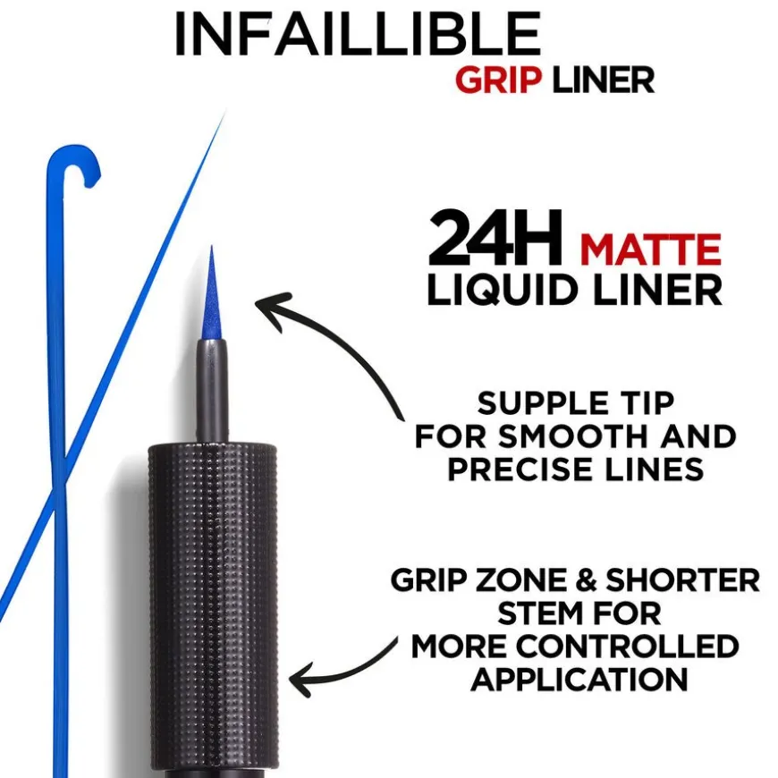 Infaillible Grip 24H Matte Liquid Liner 01 Matte Black 3ml