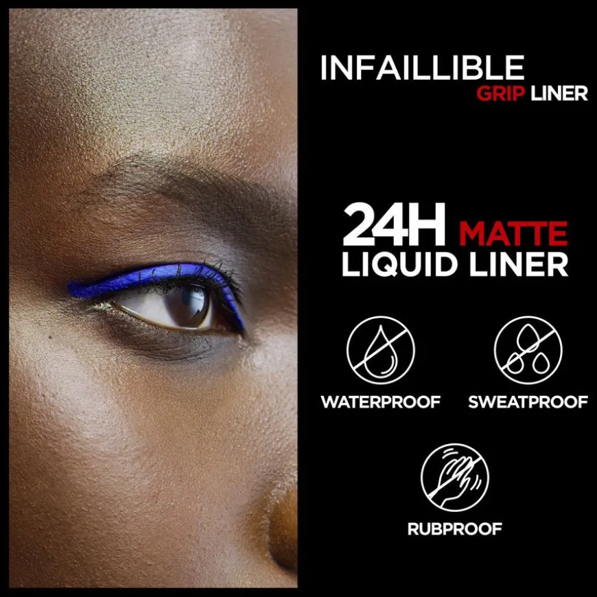 Infaillible Grip 24H Matte Liquid Liner 01 Matte Black 3ml