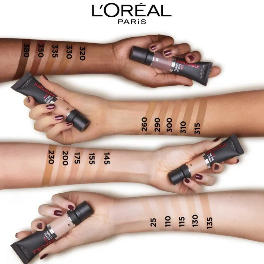 Infaillible 32H Matte Cover Foundation 175 Cool Undertone 30ml