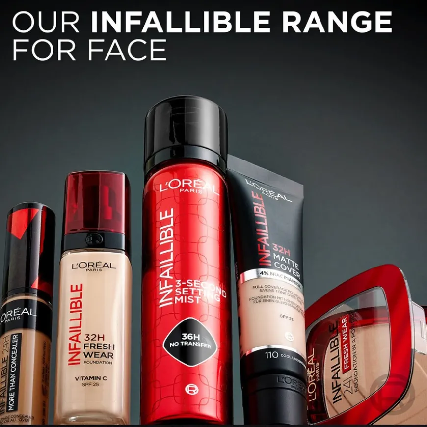 Infaillible 3-Second Setting Mist Makeup Setting Spray 75ml