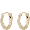 Jen Small Ring Earrings Plain Gold Onesize