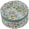 Jewelry Box Round MW Liberty Poppy And Daisy Teal