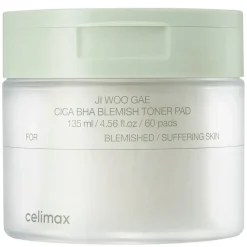 Ji Woo Gae Cica BHA Blemish Toner Pad 60pcs
