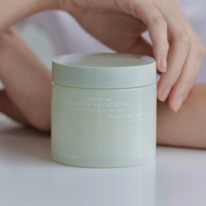 Ji Woo Gae Heartleaf BHA Peeling Pad 60pcs