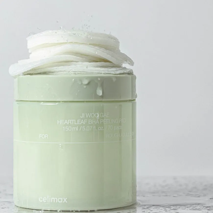 Ji Woo Gae Heartleaf BHA Peeling Pad 60pcs