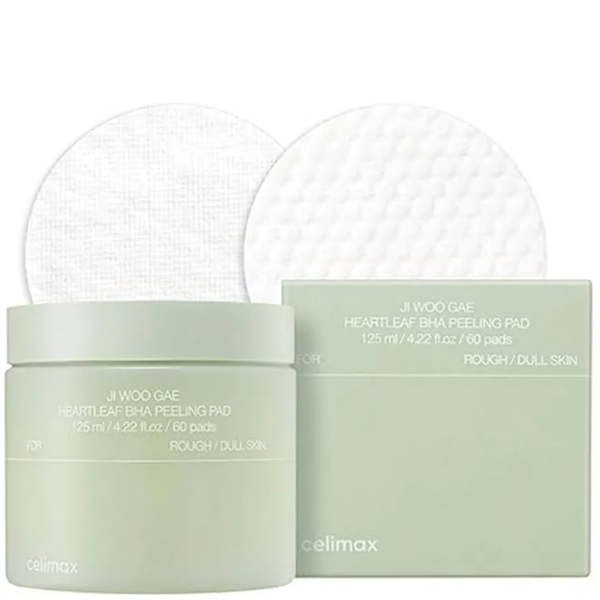 Ji Woo Gae Heartleaf BHA Peeling Pad 60pcs