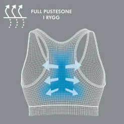 Keep Cool Night Bra White XL