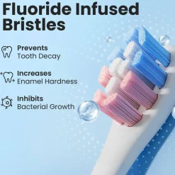 Kids P3K8 Brush Head Black 2pcs