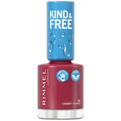Kind & Free Clean Cosmetics Nail Polish 166 Cherry Chance 8ml