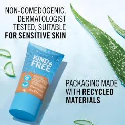 Kind & Free Moisturising Skin Tint Foundation 605 Deep Chocolate 30ml