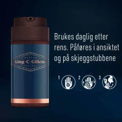 King C Gillette Face & Stubble Moisturizer 100ml