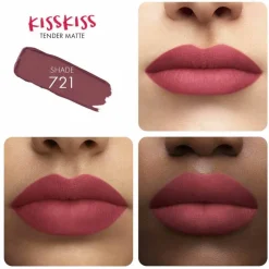 Kiss Kiss Tender Matte Lipstick 721 Dear Rose 2,8g