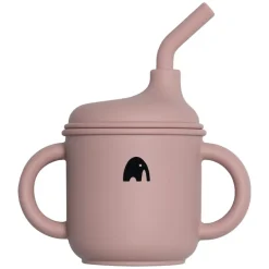 Kopp med Sugerør 2-i-1 Pale