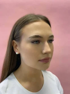 Laney Pearl Earring White 8mm