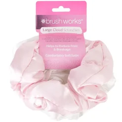 Large Cloud Scrunchies Pink & White
