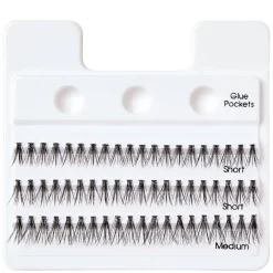 Lash Couture Faux Mink Ext Flat Band Trio Singles 60pcs