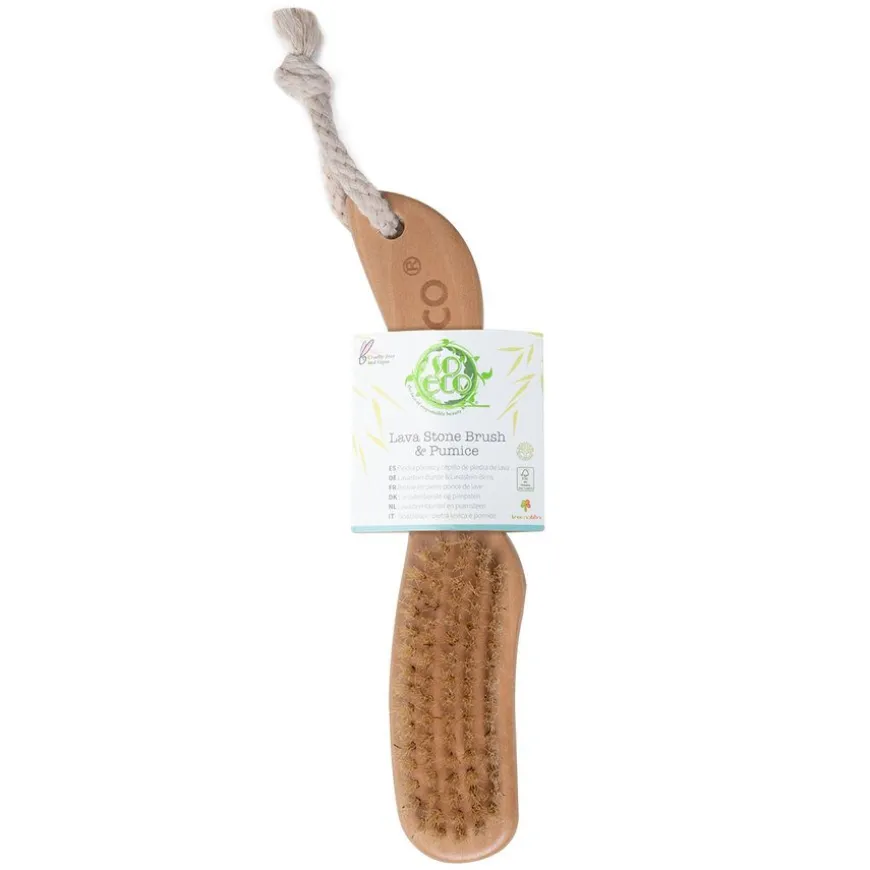 Lava Stone Pumice & Brush