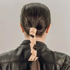 Leather Band Long Bendable Camel