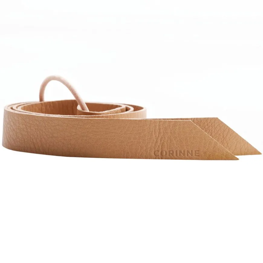 Leather Band Long Camel