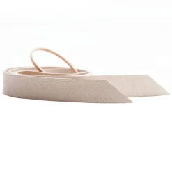 Leather Band Long Cream