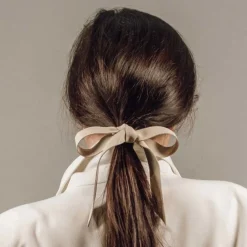 Leather Band Long Cream