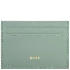 Leather Card Holder Nappa Ocean Green