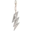 Leather Lightning Charm Nappa Gold