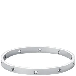 Leia Star Bangle Bracelet Silver